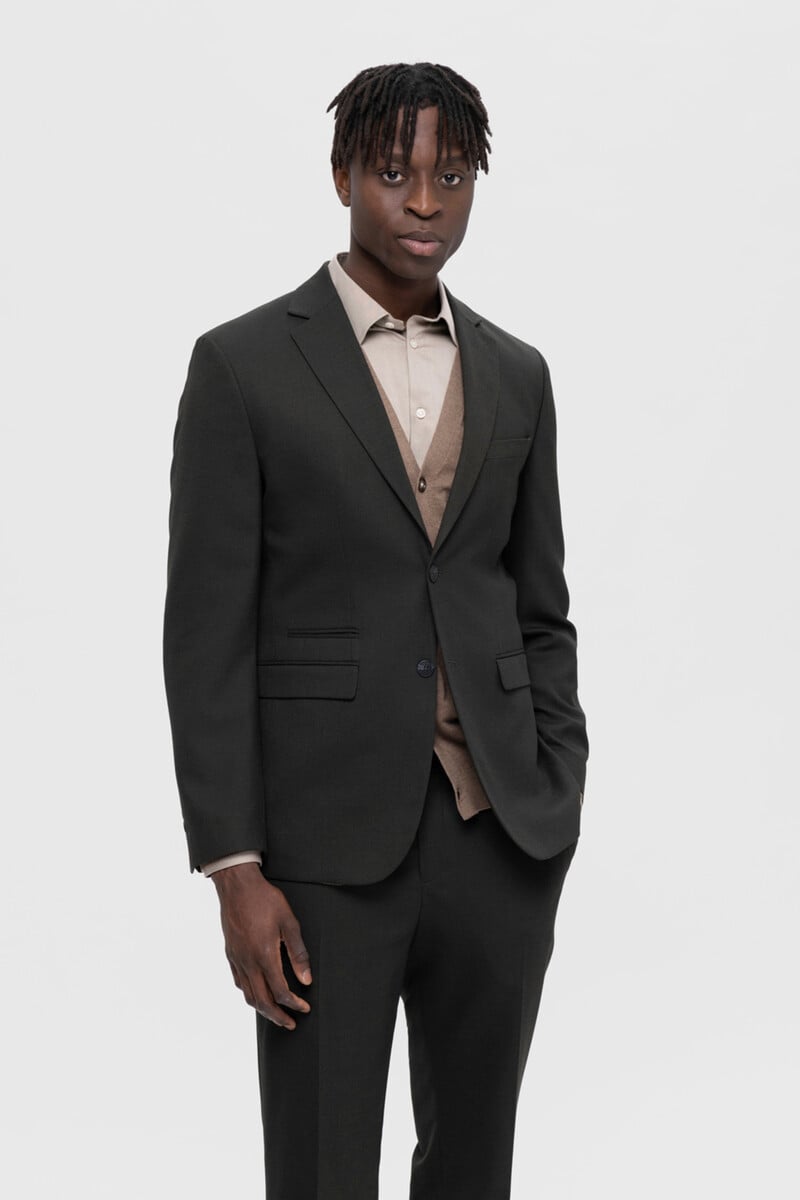 pedro del hierro Americana Slim Fit con lana