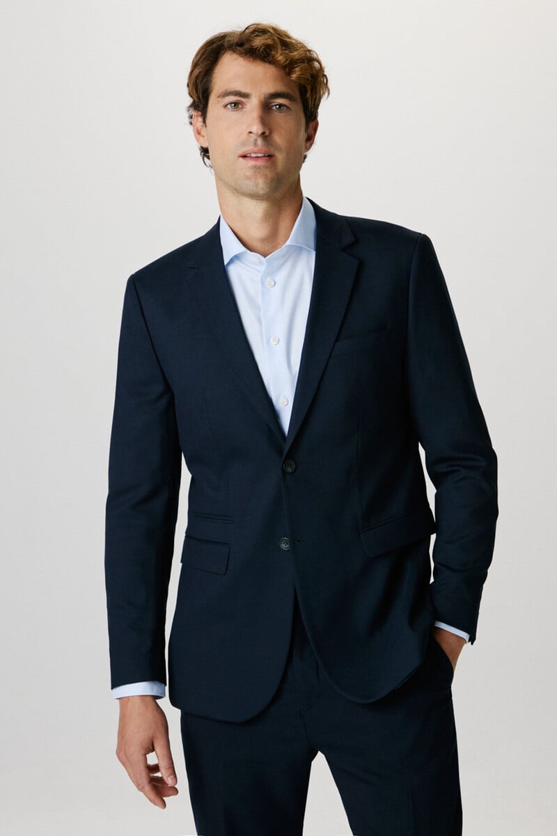 pedro del hierro Americana Slim Fit con lana