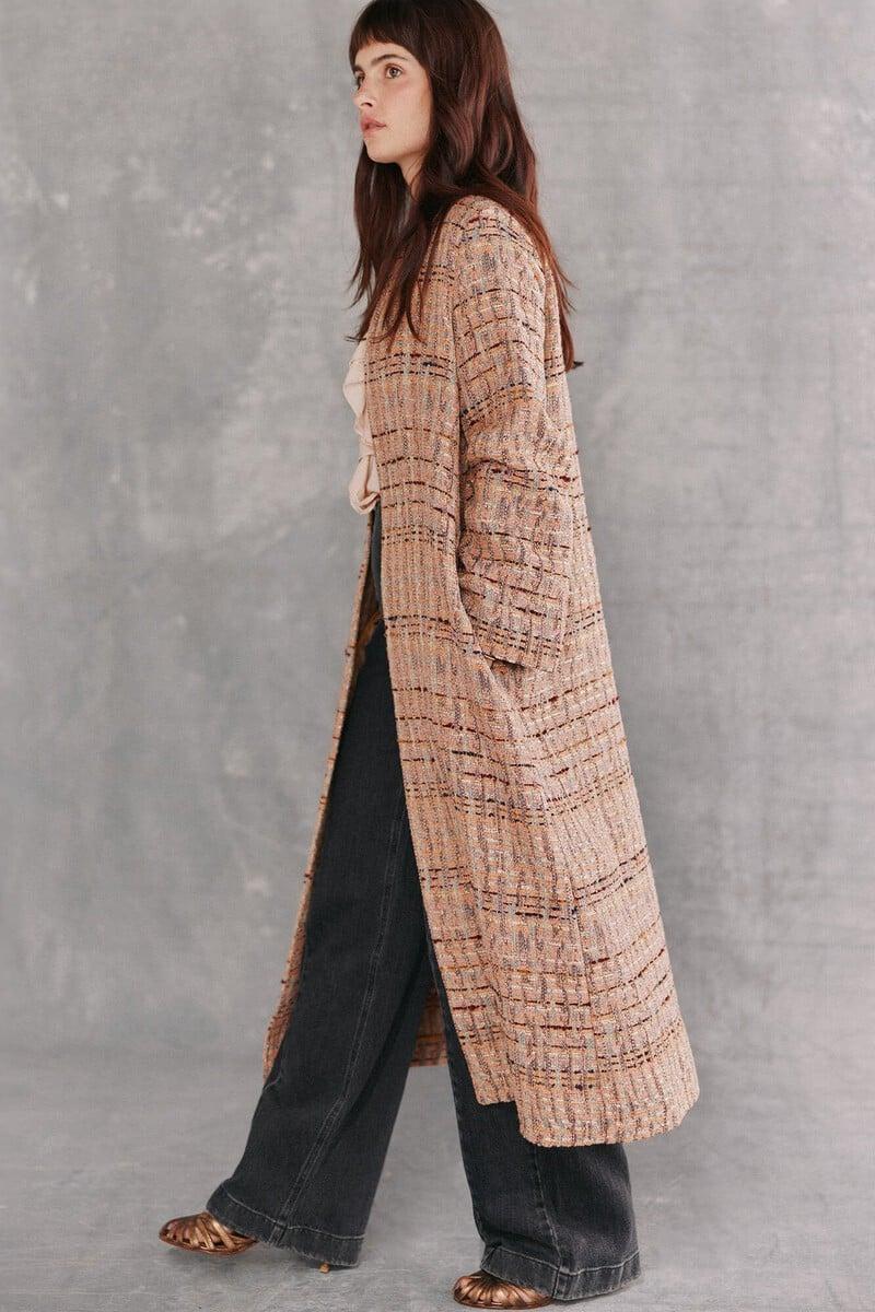 Pedro Del Hierro Analia. Abrigo Largo Fantasía