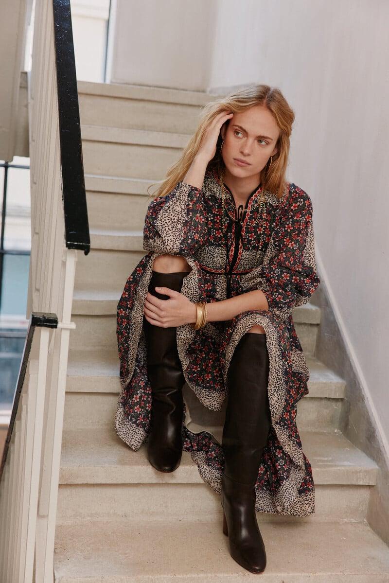 pedro del hierro Ariane. Vestido estampado