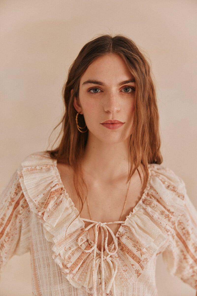 Pedro Del Hierro Astrid. Blusa Estampada