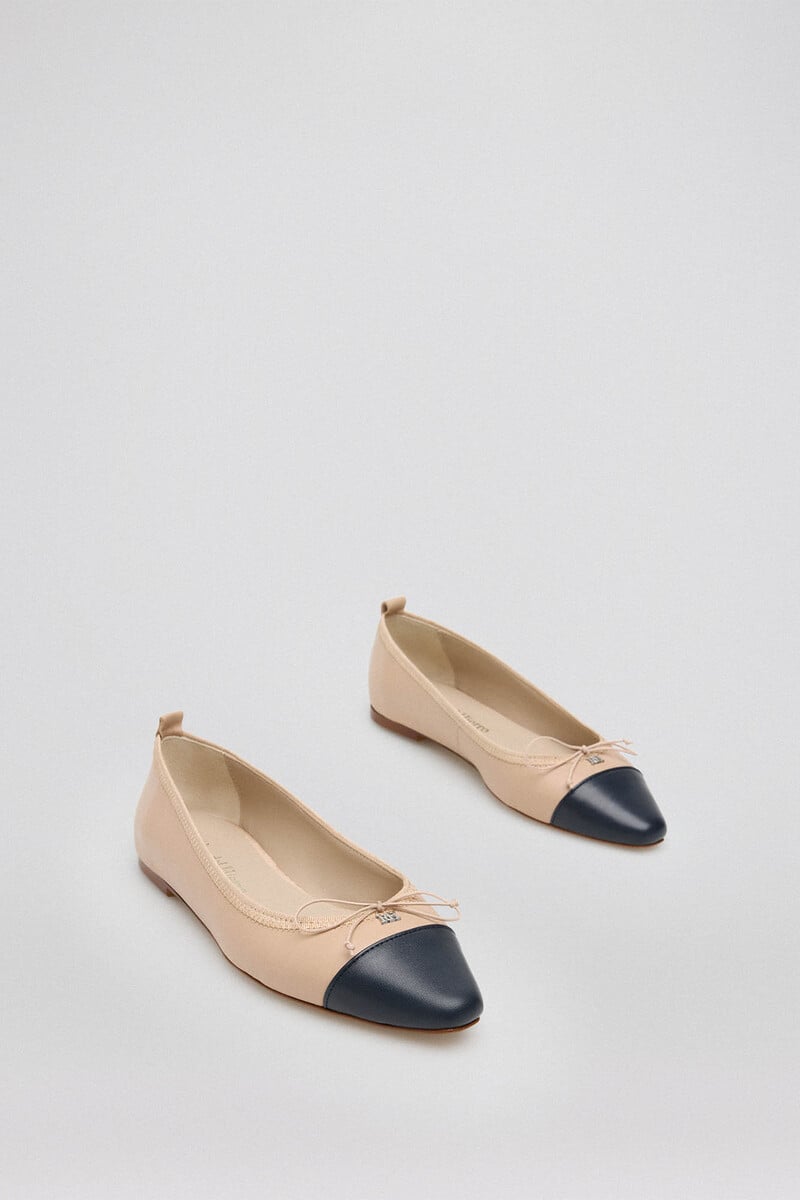 Pedro Del Hierro Bailarina Bicolor Con Logo