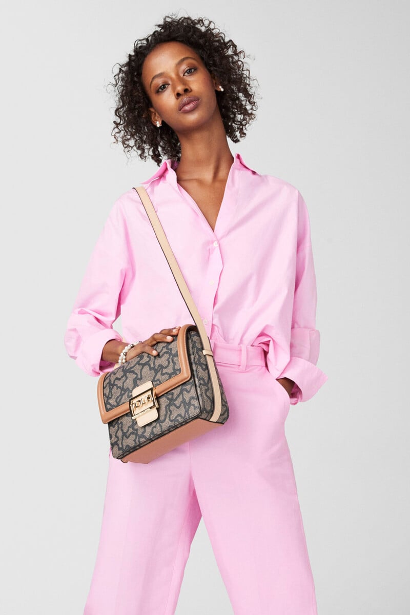 pedro del hierro Bandolera mediana negra Kaos Icon