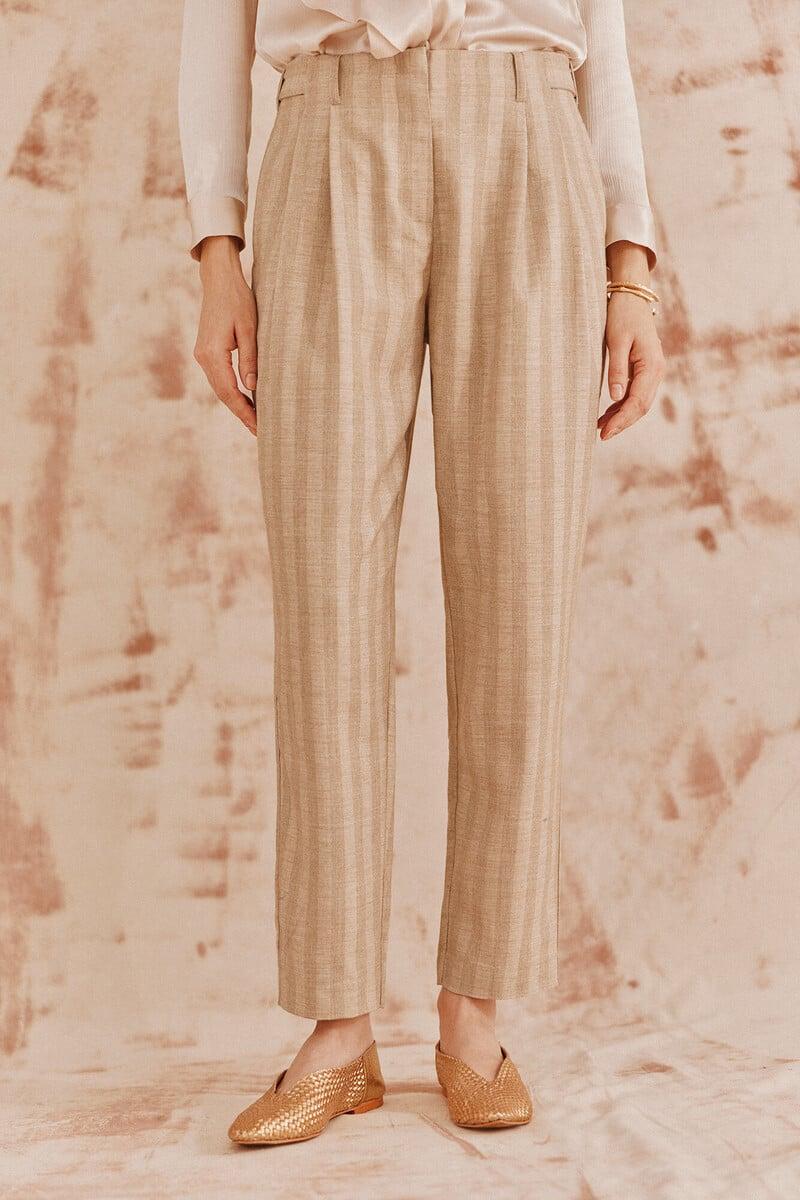 Pedro Del Hierro Barbara. Pantalones Rayas