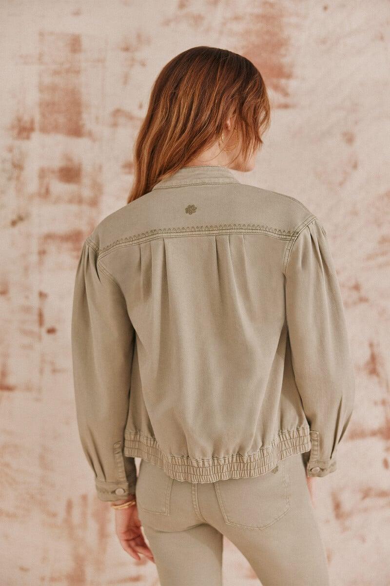 Pedro Del Hierro Beatriz. Chaqueta Bomber Frunces