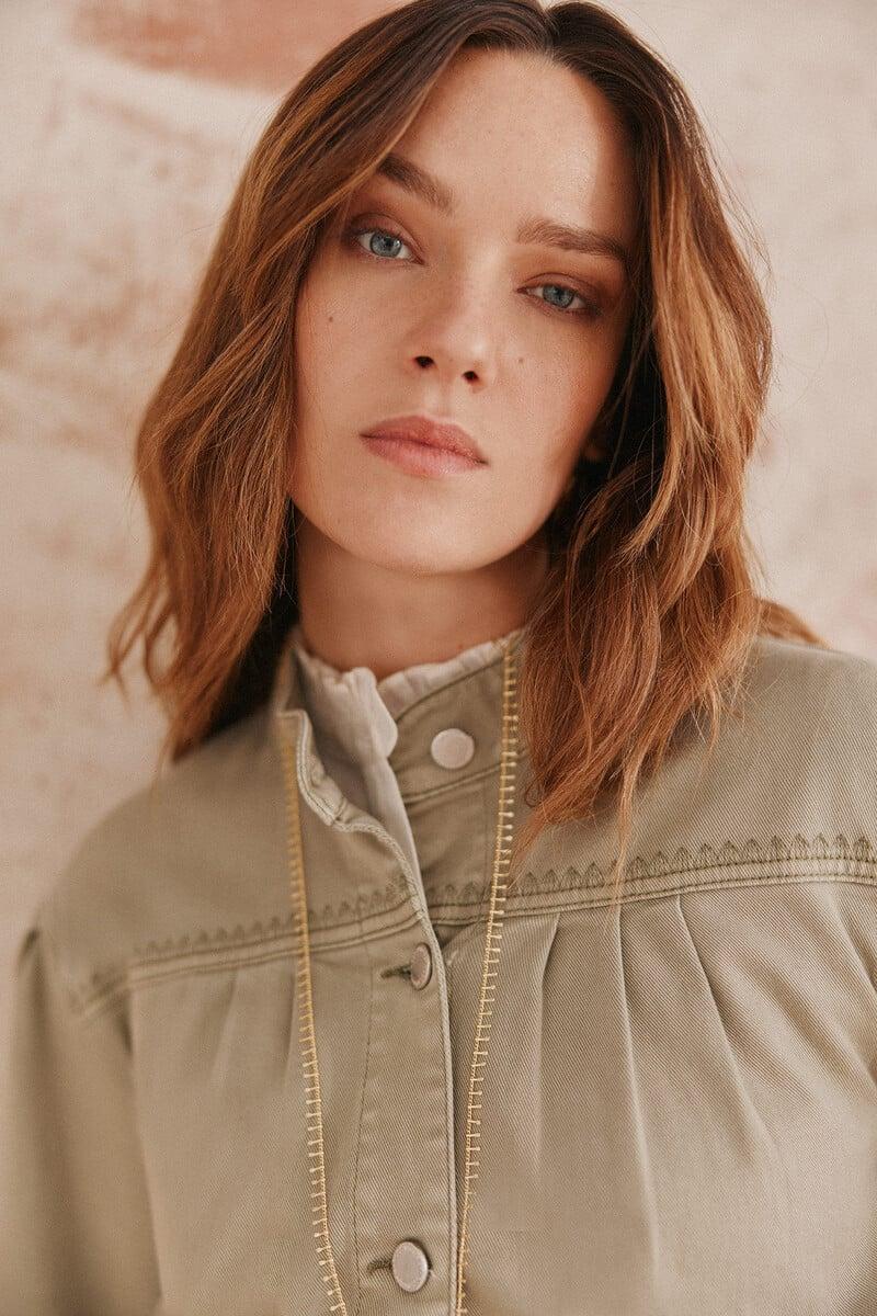 Pedro Del Hierro Beatriz. Chaqueta Bomber Frunces