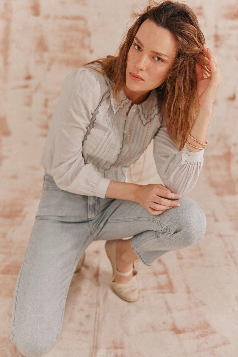 Pedro Del Hierro Beatriz. Jeans Con Canesu