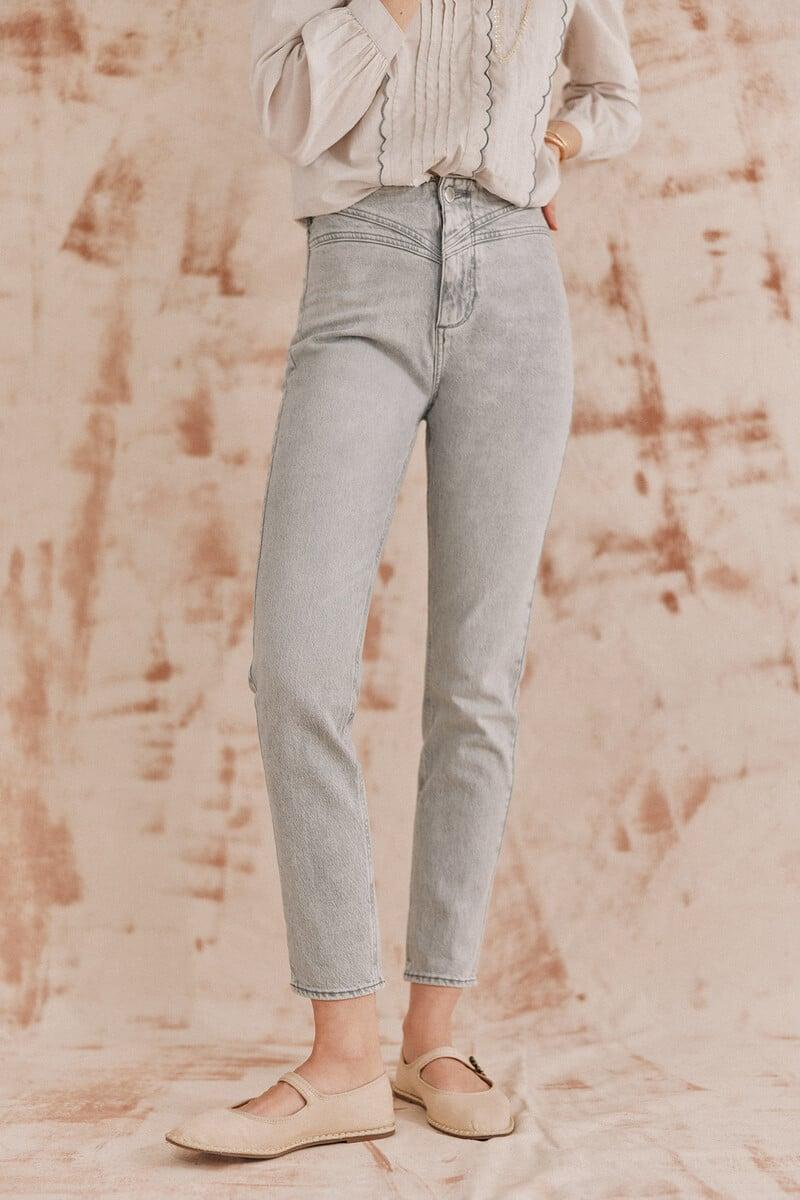 pedro del hierro Beatriz. Jeans con canesu