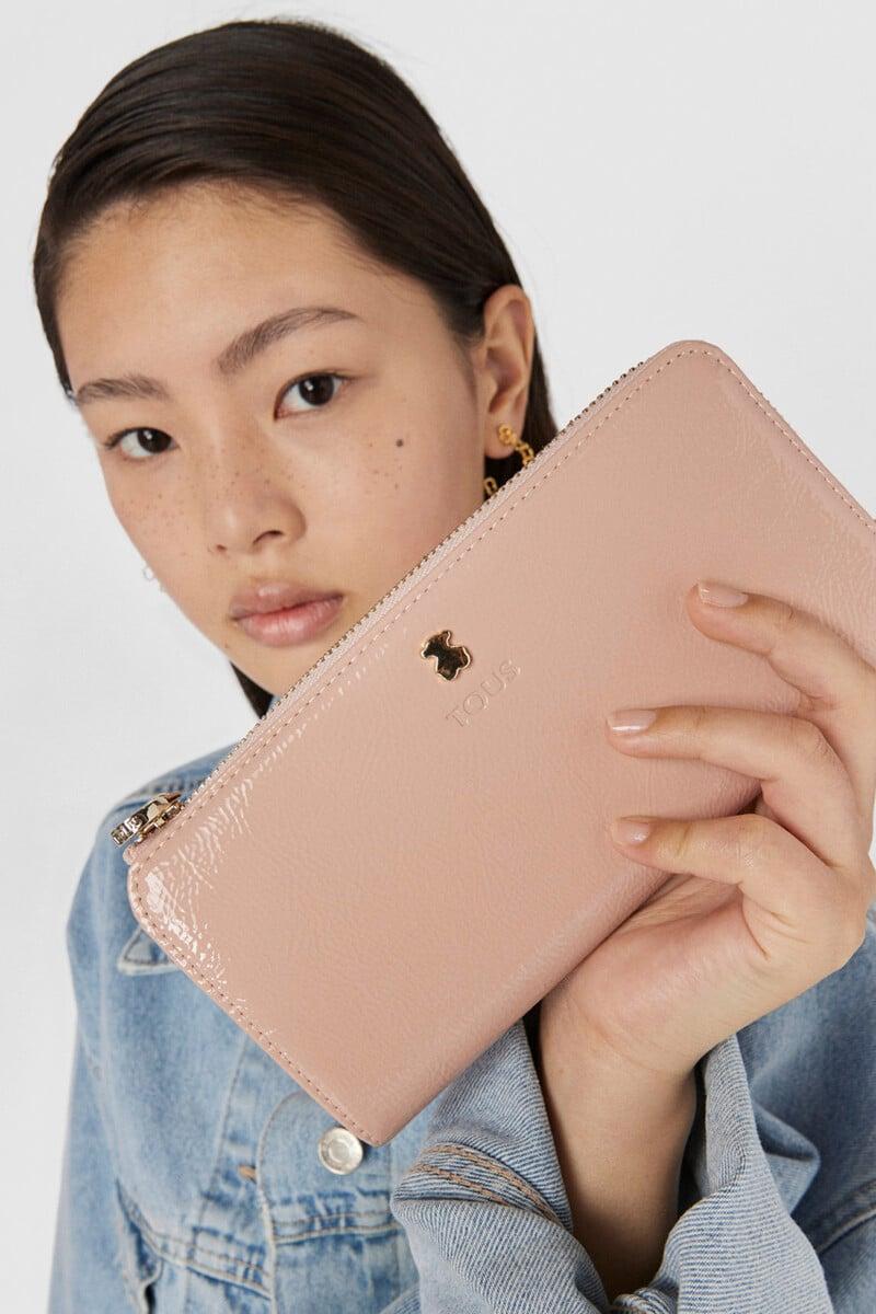 Pedro Del Hierro Billetera Mediana Rosa Dorp