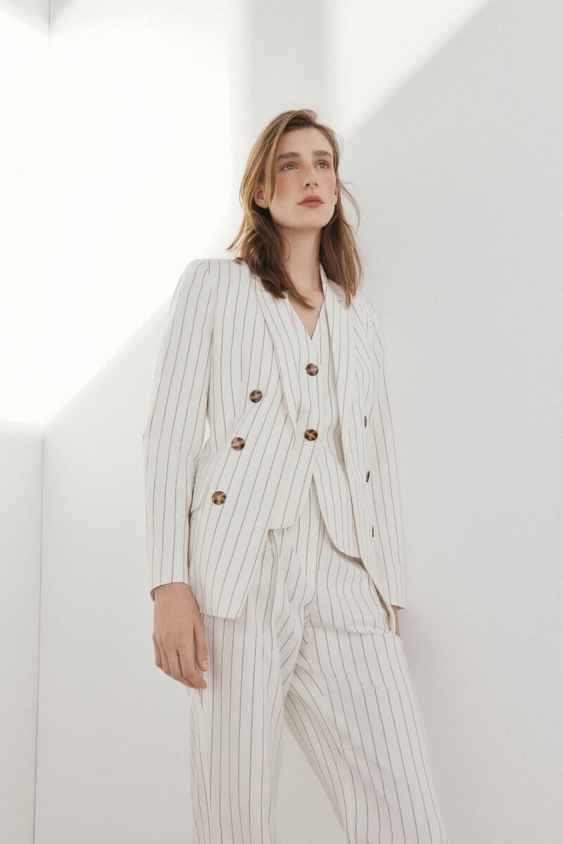 pedro del hierro Blazer cuello solapa