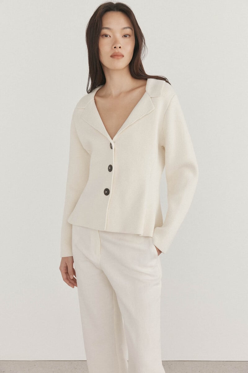 Pedro Del Hierro Blazer De Punto Cuello Solapa