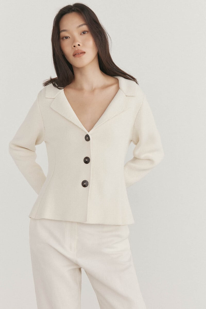 Pedro Del Hierro Blazer De Punto Cuello Solapa