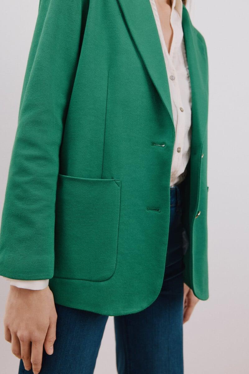 Pedro Del Hierro Blazer De Punto Piqué