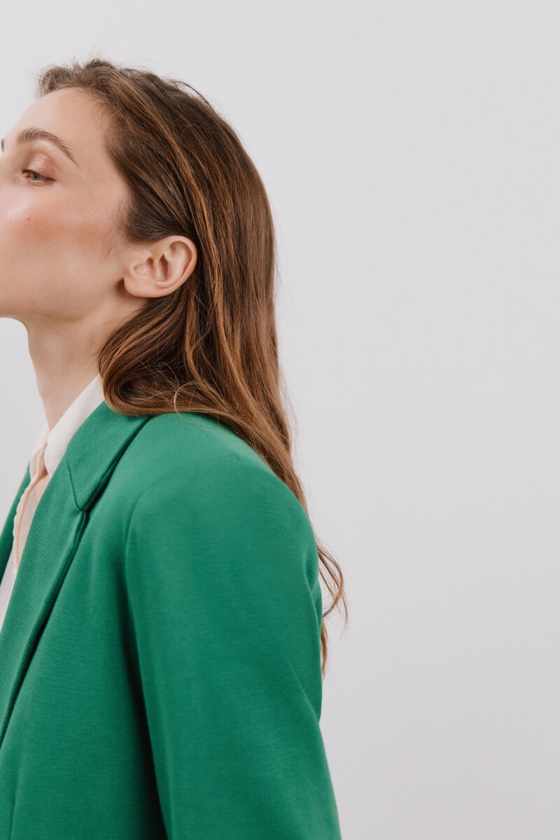 Pedro Del Hierro Blazer De Punto Piqué