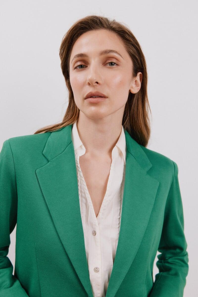 Pedro Del Hierro Blazer De Punto Piqué