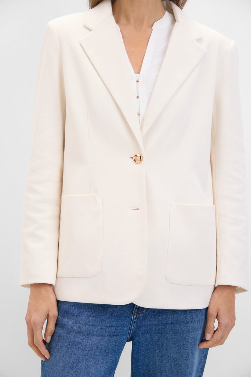 Pedro Del Hierro Blazer De Punto Piqué