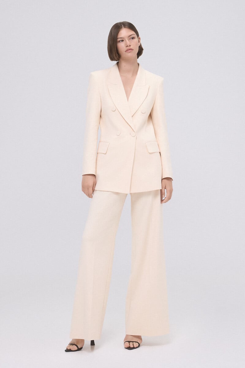 Pedro Del Hierro Blazer Traje Crudo