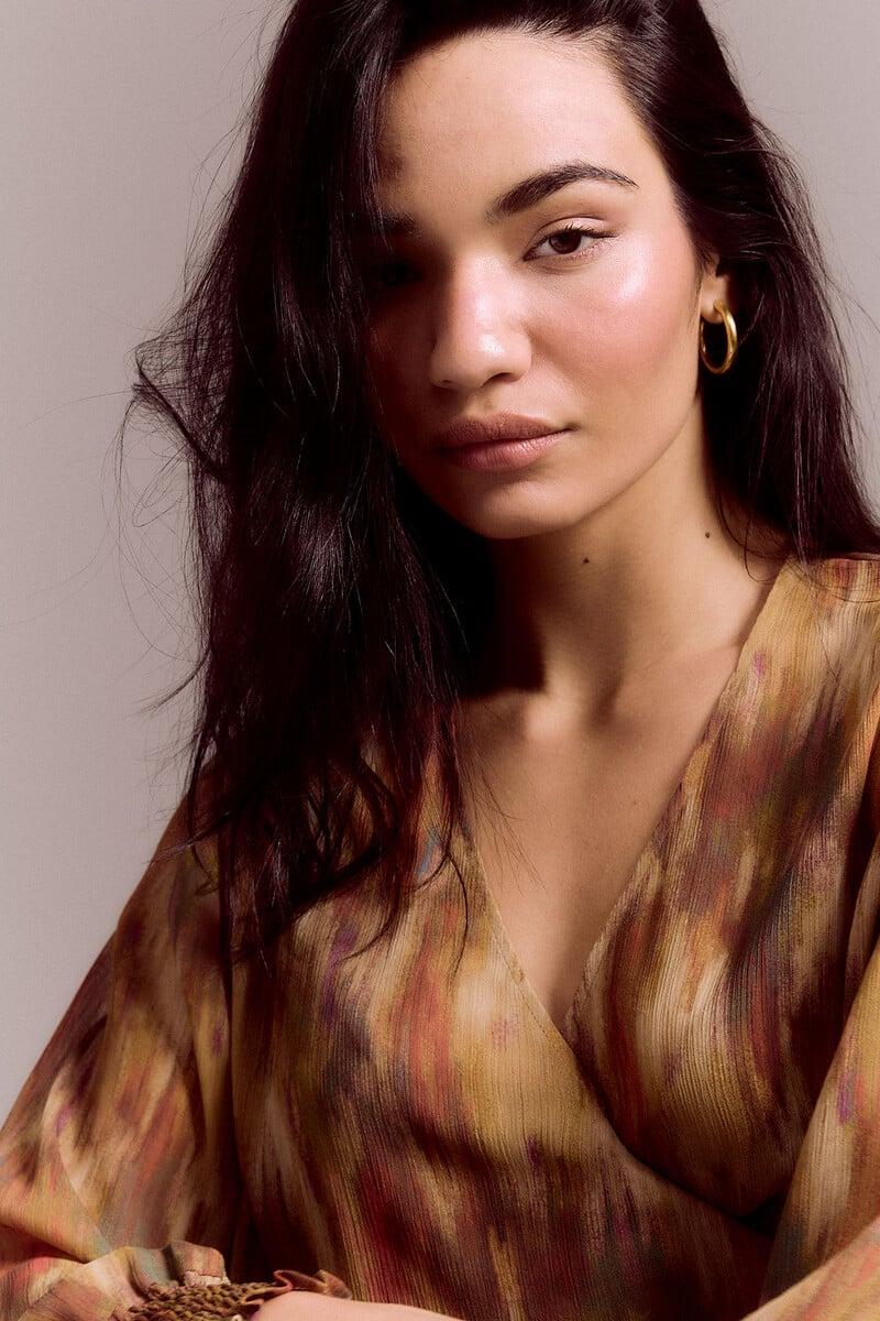 Pedro Del Hierro Blusa Estampada Lazada