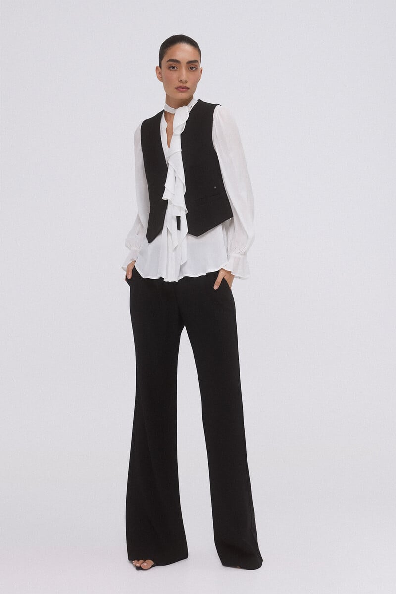 pedro del hierro Blusa fluida romántica