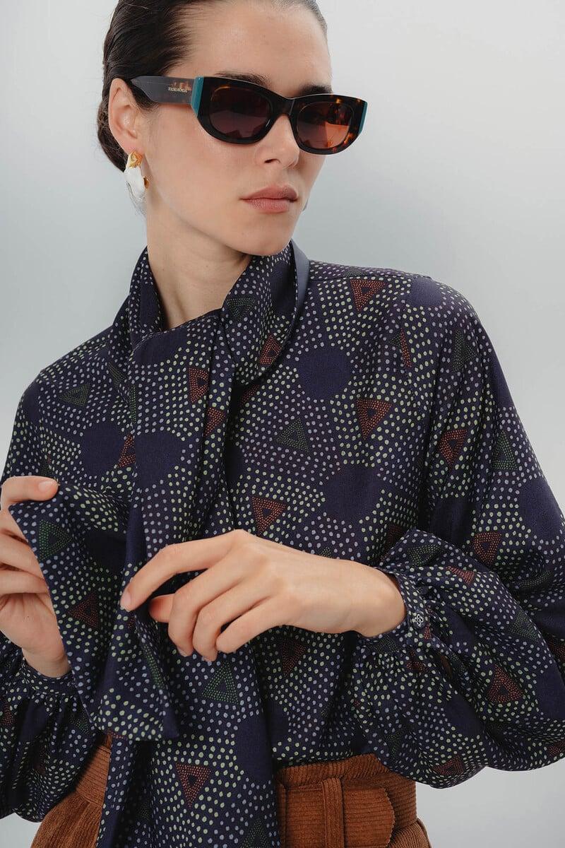 pedro del hierro Blusa manga abullonada Elisa