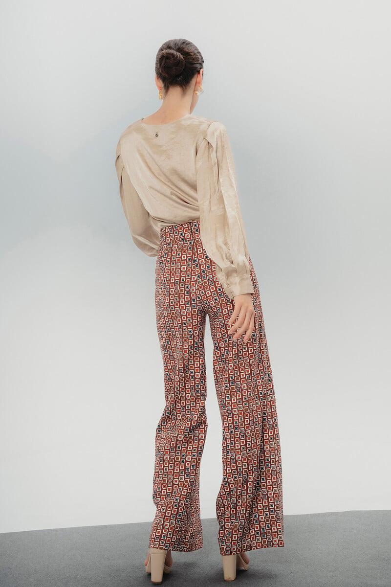 Pedro Del Hierro Blusa Satinada Matilda