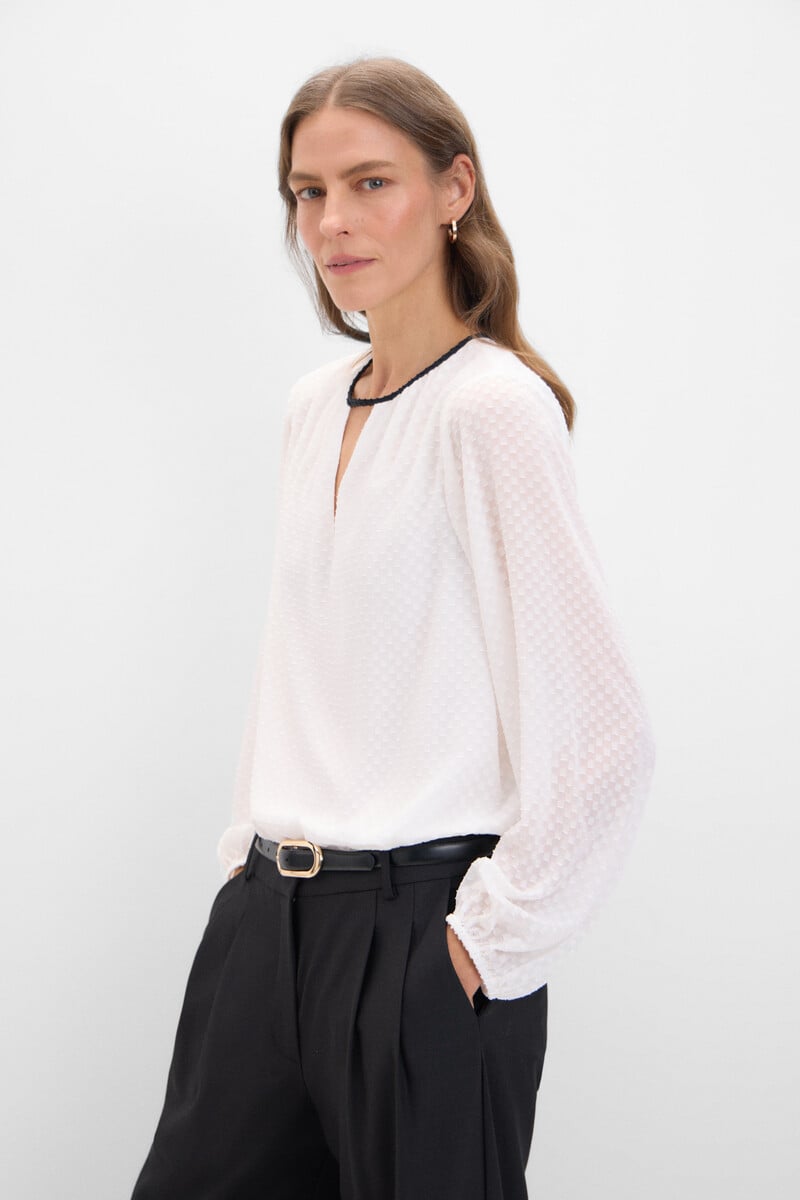 Pedro Del Hierro Blusa Tejido Textura