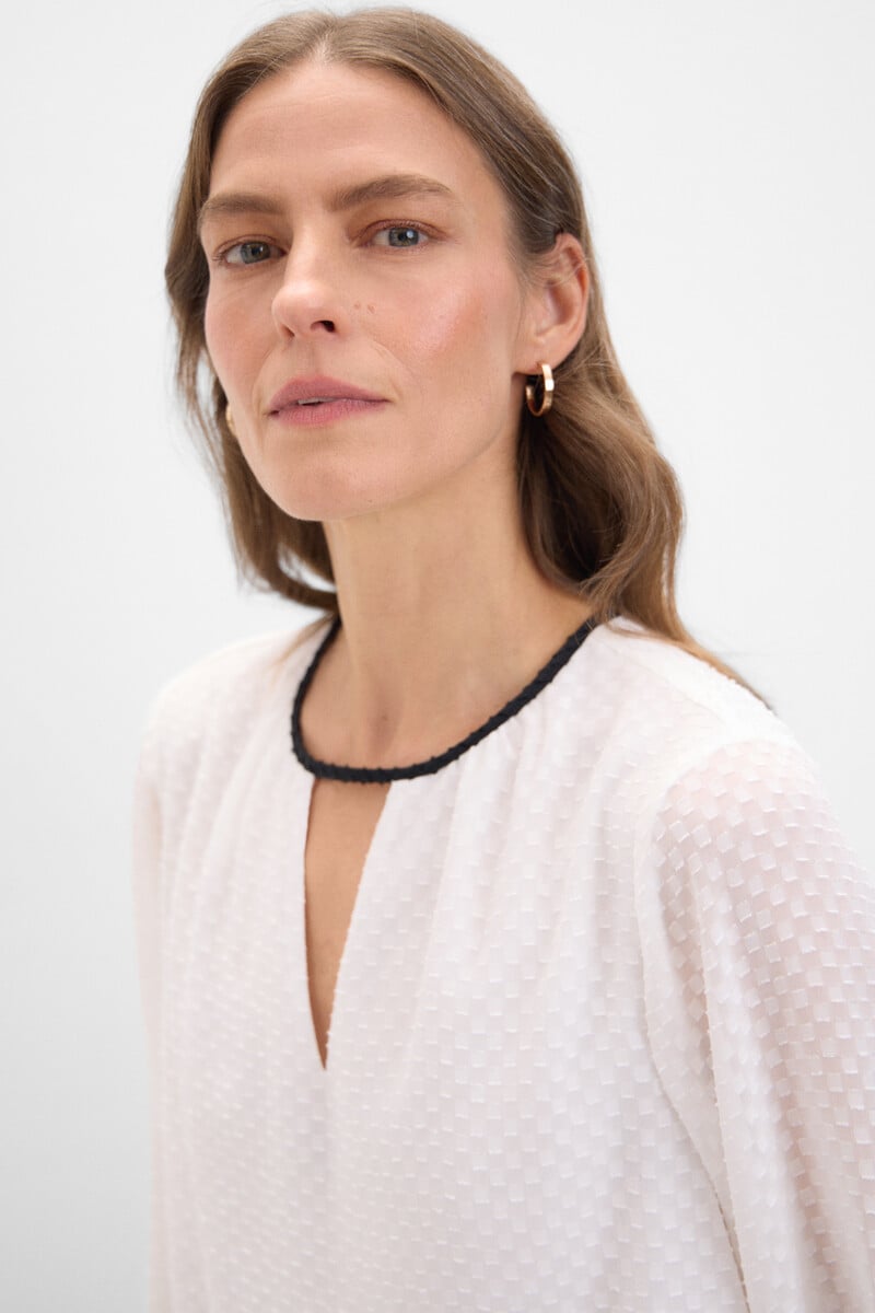 Pedro Del Hierro Blusa Tejido Textura