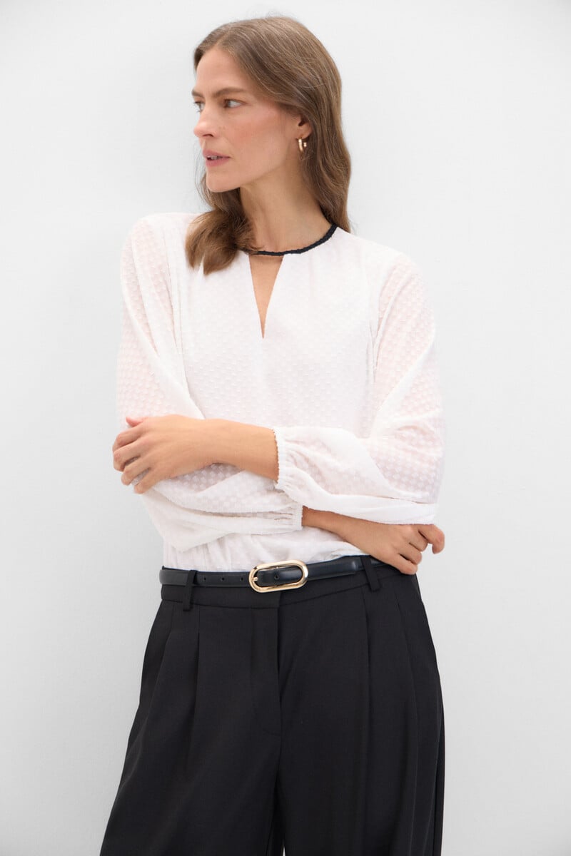pedro del hierro Blusa tejido textura