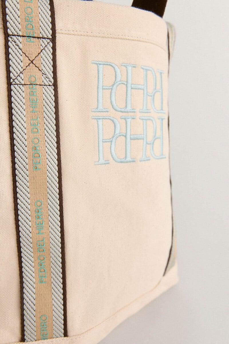 Pedro Del Hierro Bolso De Lona Logotipo PdH