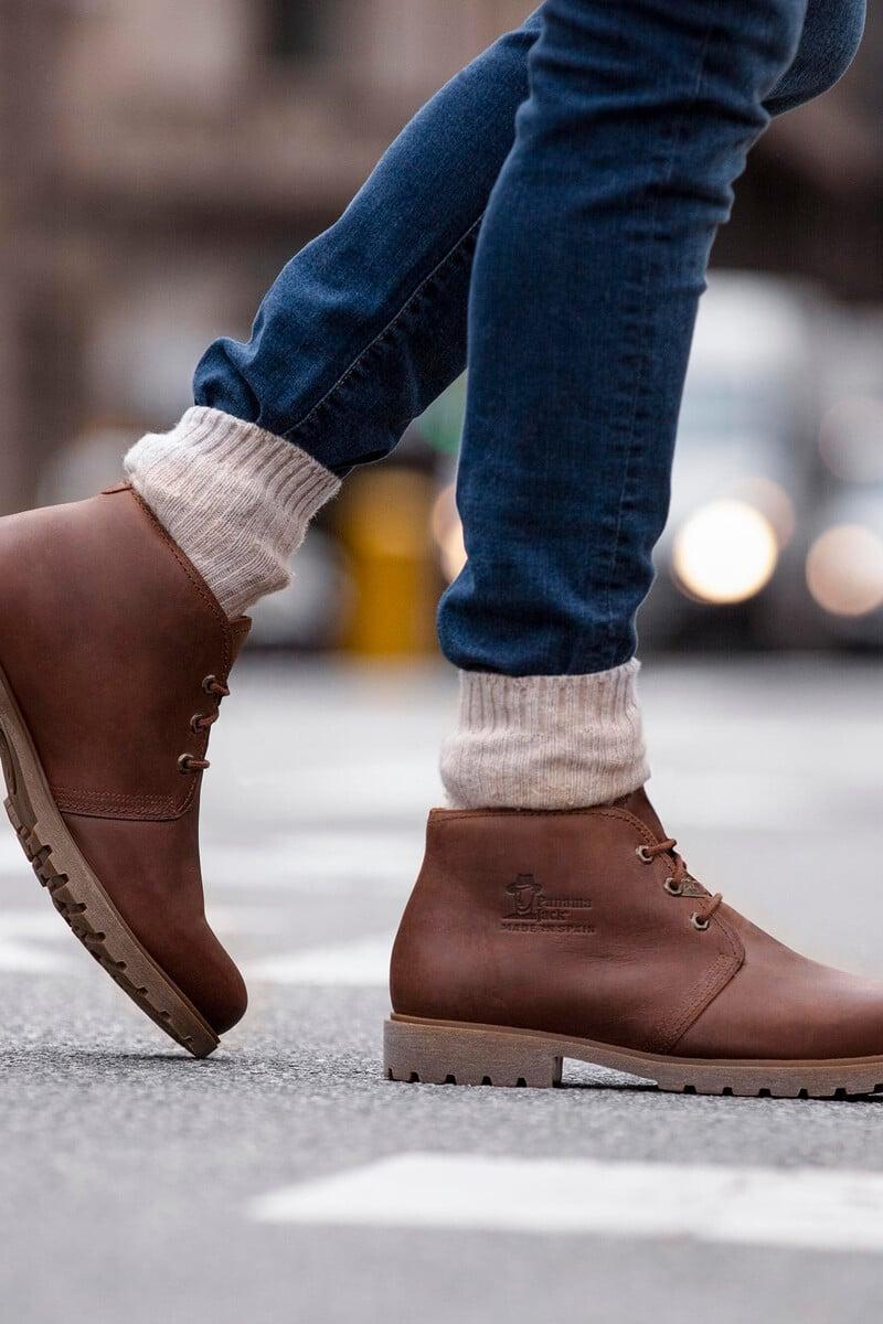 pedro del hierro Botín de hombre en piel napa