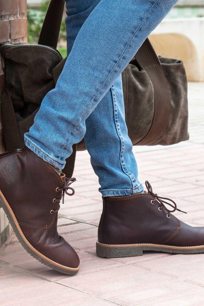 Pedro Del Hierro Botín De Hombre En Piel Napa