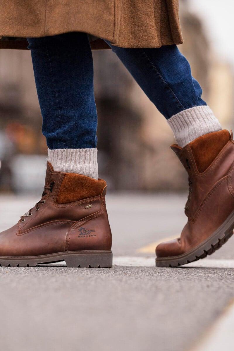 pedro del hierro Botín de hombre en piel napa