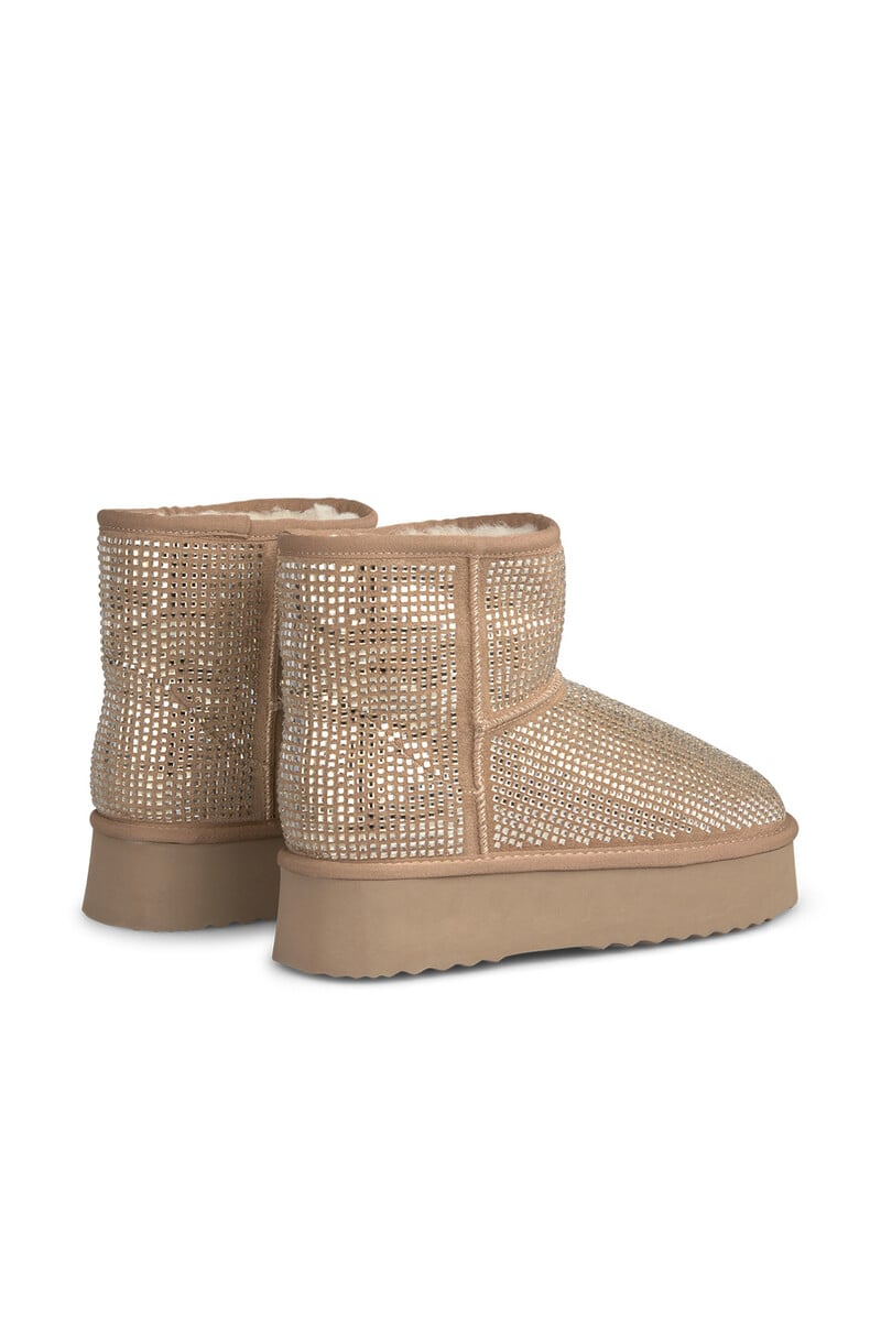 Pedro Del Hierro Botín De Pelo Con Pedrería