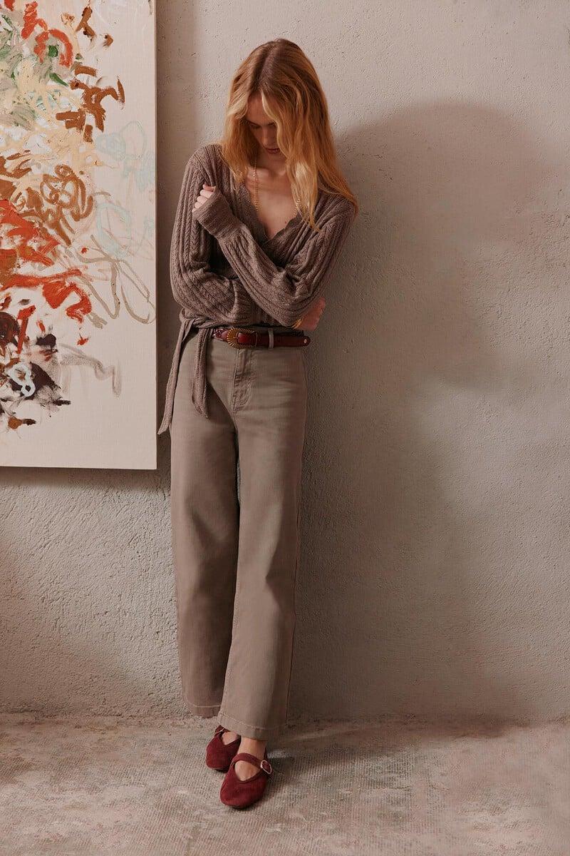 pedro del hierro Briana. Jeans wide leg