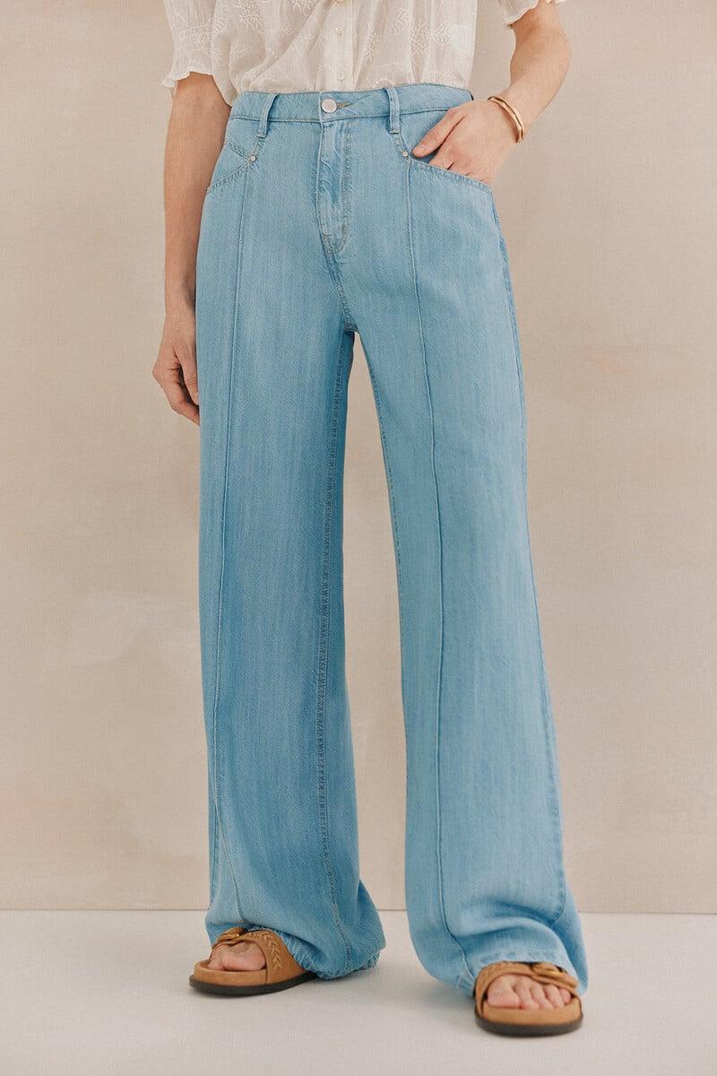 pedro del hierro Bruna. Pantalón fluído