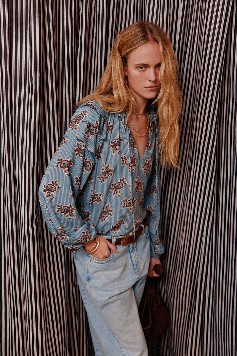 Pedro Del Hierro Camila. Blusa Estampada