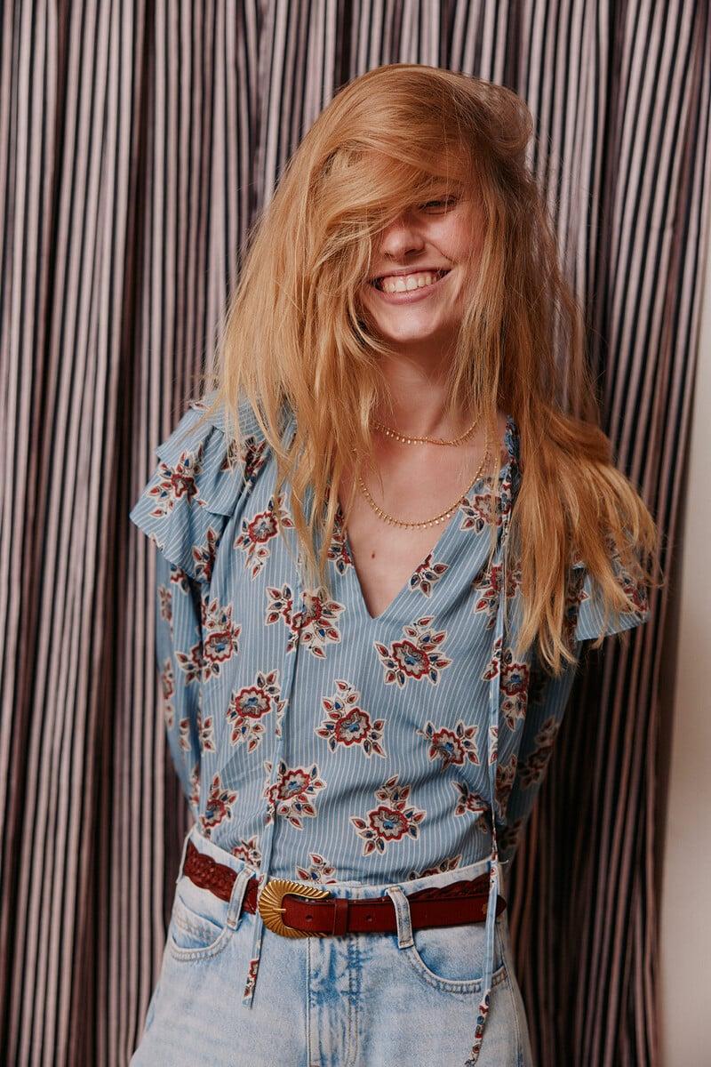 Pedro Del Hierro Camila. Blusa Estampada