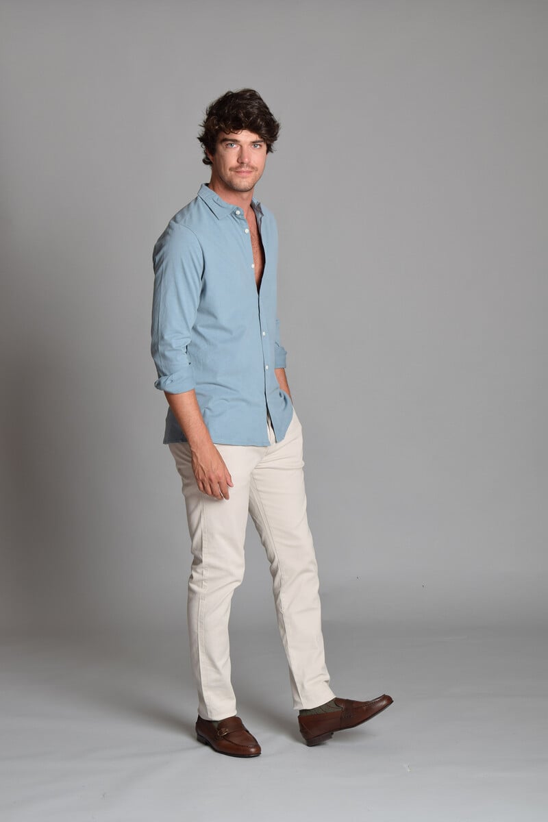 Pedro Del Hierro Camisa Algodón Lavada
