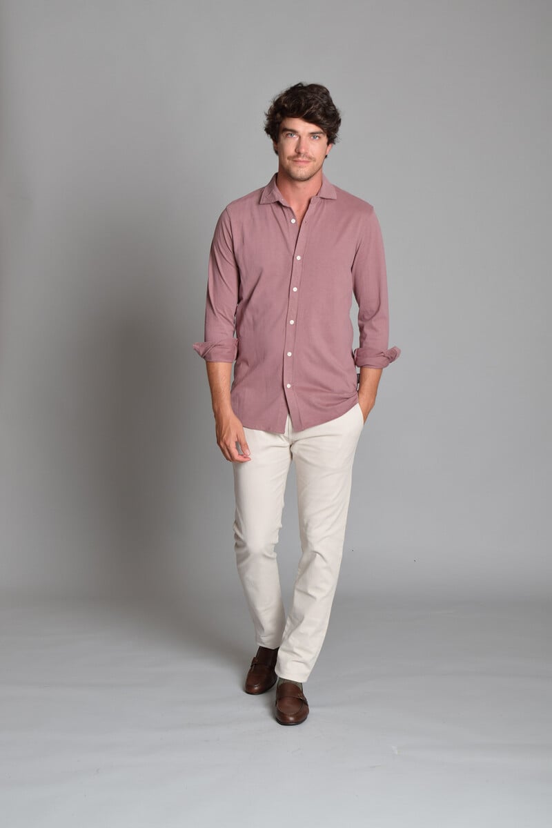 pedro del hierro Camisa Algodón Lavada