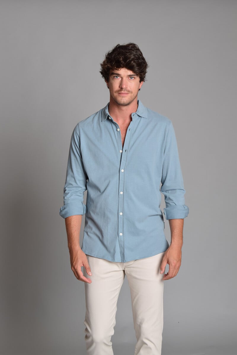 pedro del hierro Camisa Algodón Lavada