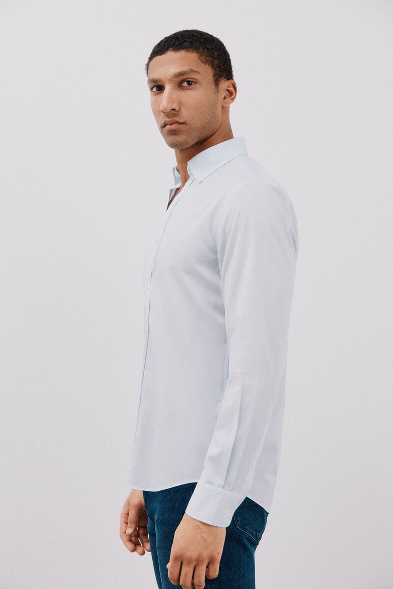 Pedro Del Hierro Camisa Algodón Tencel