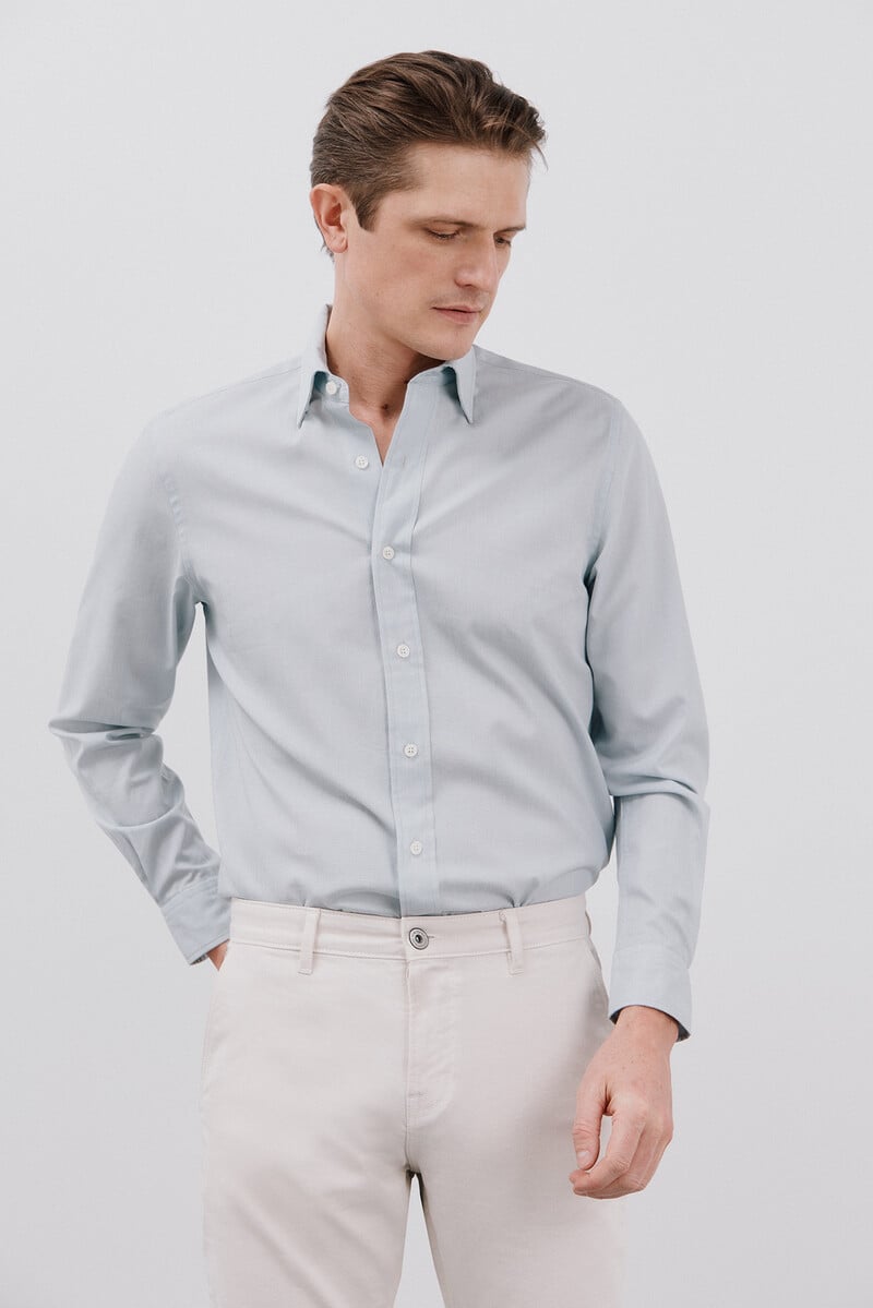 pedro del hierro Camisa algodón tencel