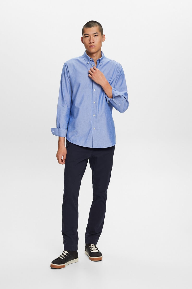 Pedro Del Hierro Camisa Básica Tipo Oxford Algodón