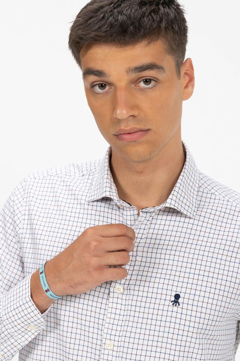 Pedro Del Hierro Camisa Cuadro Estrecho Twill