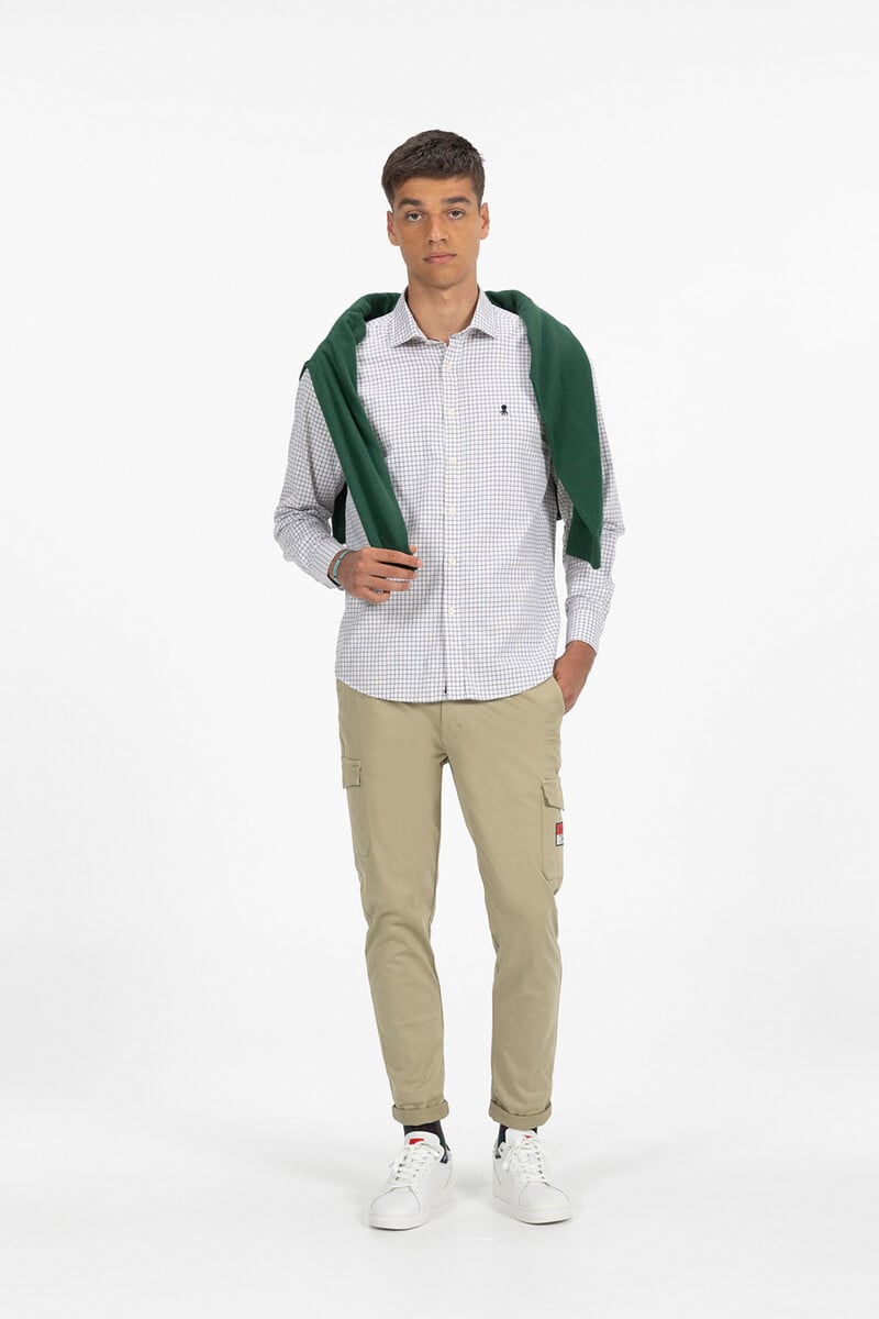 Pedro Del Hierro Camisa Cuadro Estrecho Twill