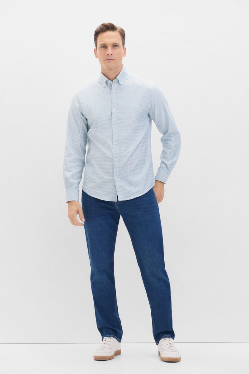 Pedro Del Hierro Camisa Cuadro Vichyura Coolmax