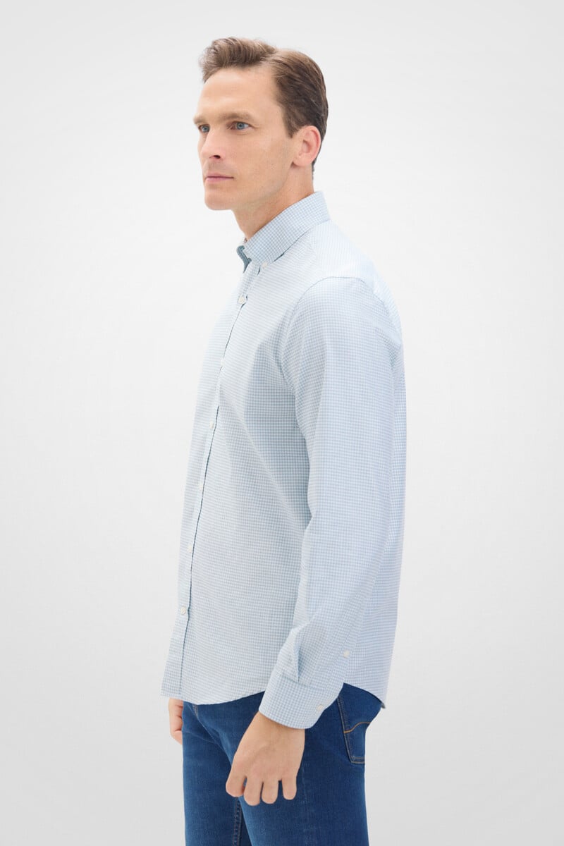 Pedro Del Hierro Camisa Cuadro Vichyura Coolmax