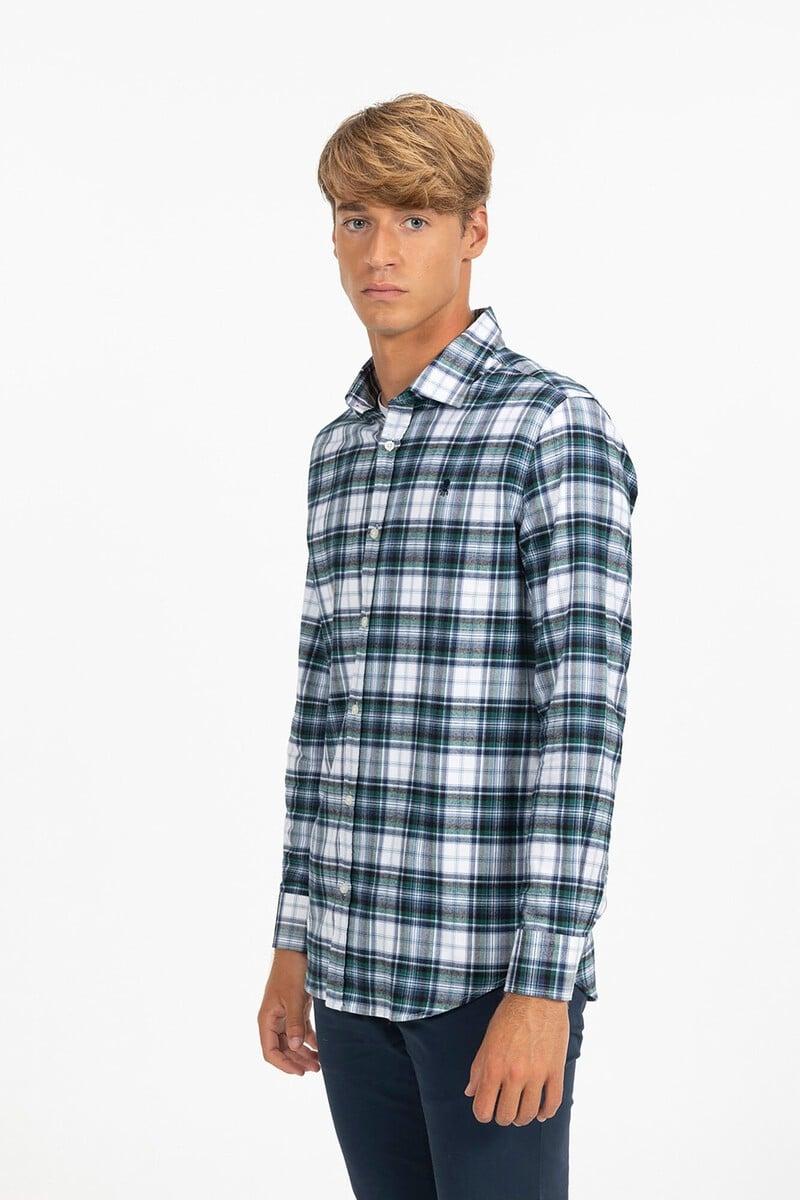pedro del hierro Camisa cuadros danubio viyela