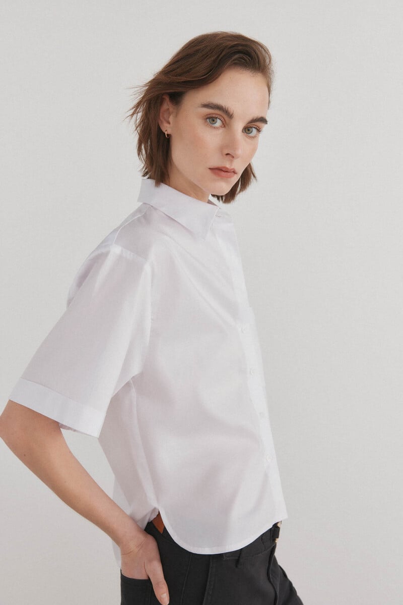 Pedro Del Hierro Camisa Cuello Solapa