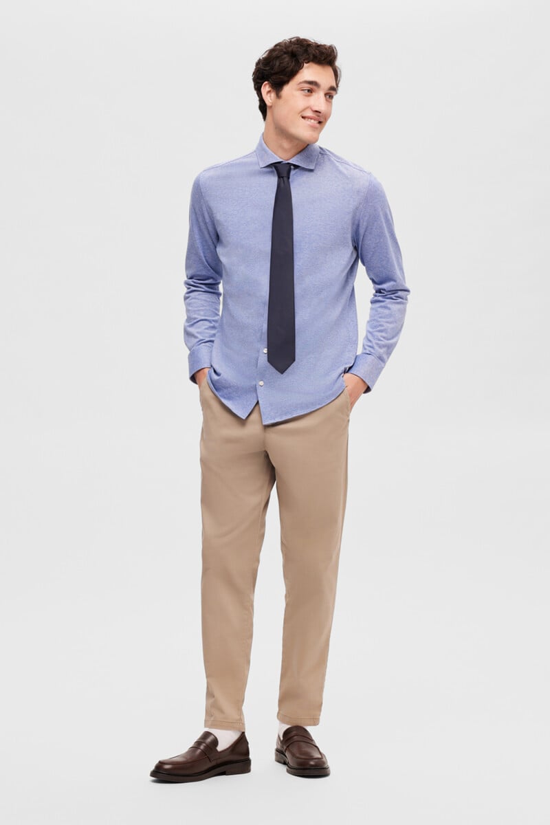 Pedro Del Hierro Camisa De Piqué 100% Algodón